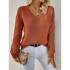 Women’s V-Neck Knit Sweater