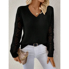 Women’s V-Neck Knit Sweater