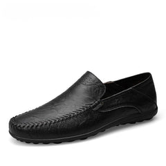 Men’s Leather-Look Loafers