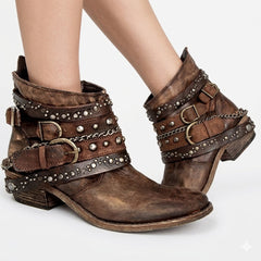 Women’s Vintage Western Ankle Boots