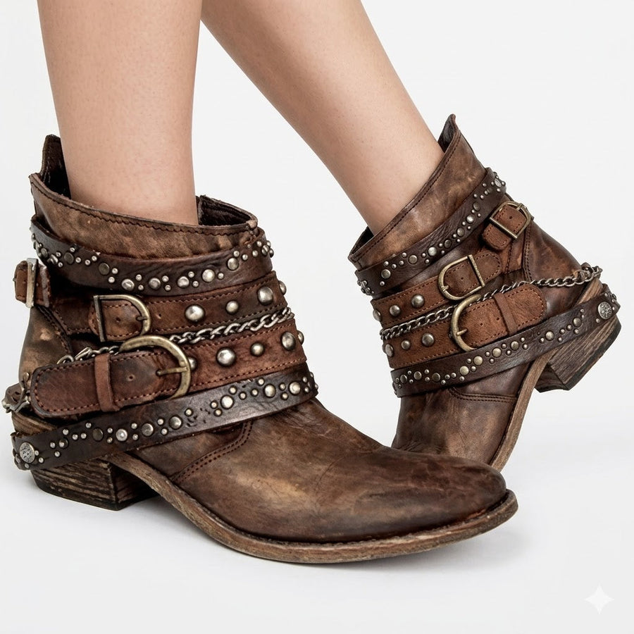 Women’s Vintage Western Ankle Boots