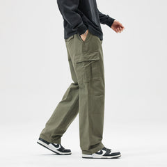 Men’s Cargo Straight-Leg Trousers