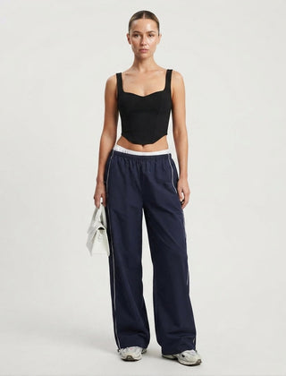 Women’s Baggy Track Trousers with Side Stripe