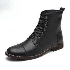 Men’s Leather-Look Ankle Boots
