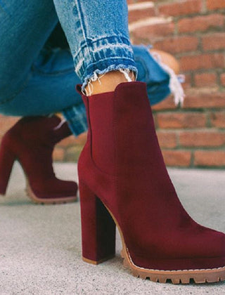 Women’s Platform Heel Ankle Boots