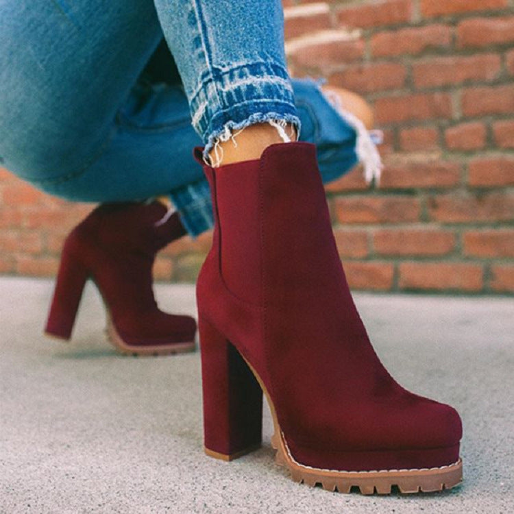 Women’s Platform Heel Ankle Boots