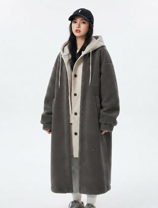 Women’s Hooded Teddy Overcoat