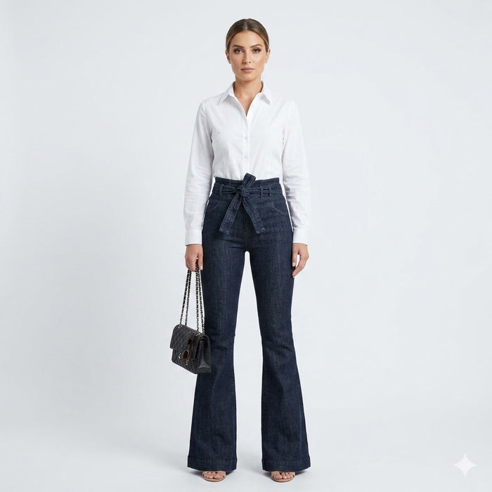 Women’s High-Waisted Flared Jeans