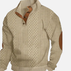 Men’s Textured Knit Pullover