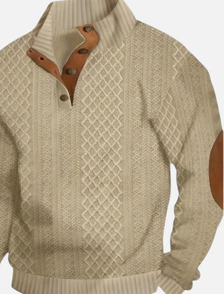 Men’s Textured Knit Pullover