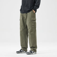 Men’s Cargo Straight-Leg Trousers