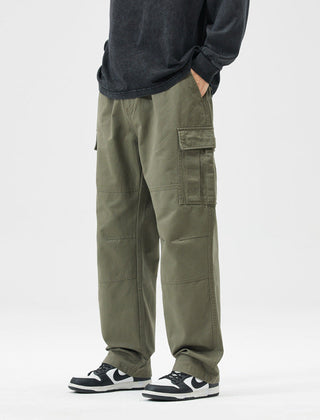 Men’s Cargo Straight-Leg Trousers