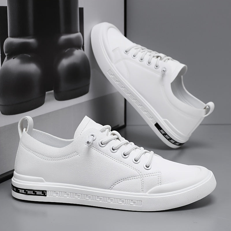 Men’s Smooth Leather Low-Top Trainers