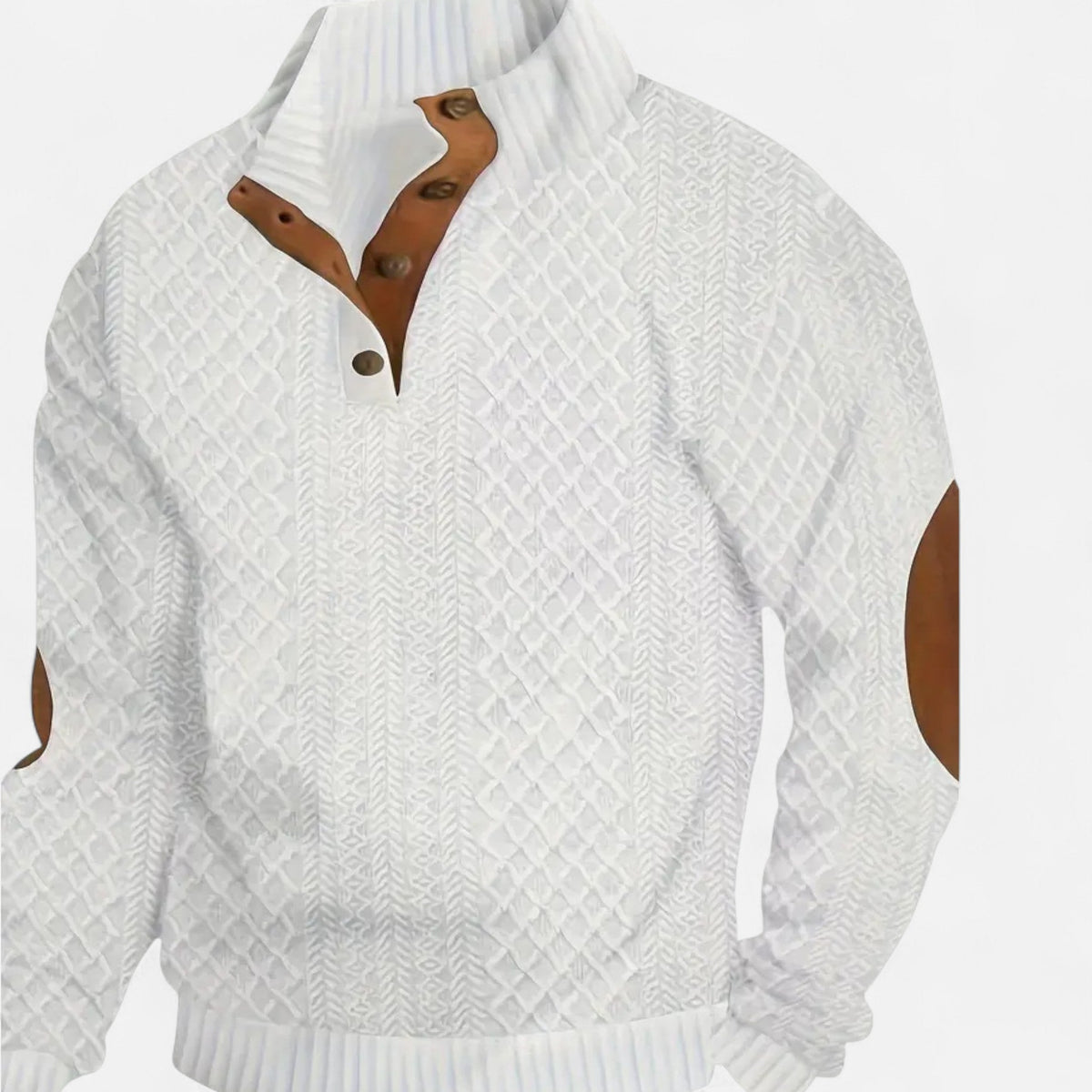 Men’s Textured Knit Pullover