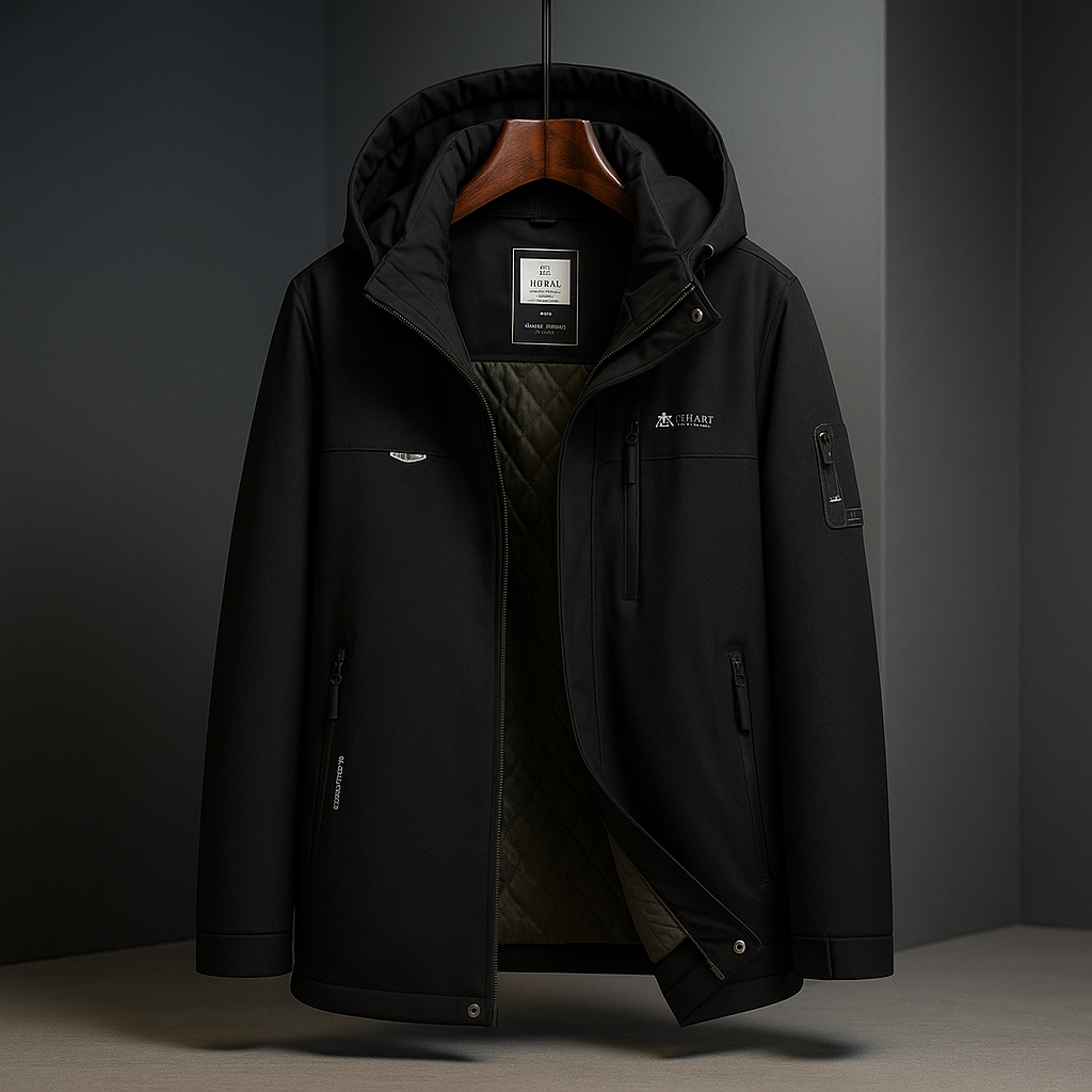 Halston Down Men's Jacket - Black