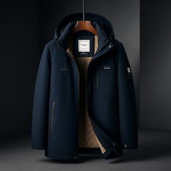 Halston Down Men's Jacket - Navy Blue