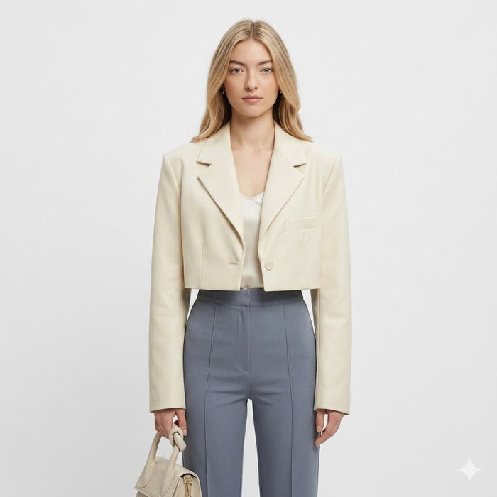 Women’s Cropped Tailored Blazer