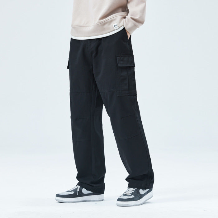 Men’s Cargo Straight-Leg Trousers
