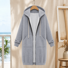 Ilaria-Jade Hooded Women's Hoodie - Grey