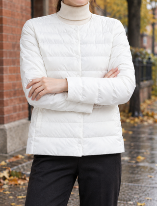 Oriane-Skye Quilted Women's Jacket - White