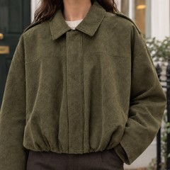 Grace-Marie Suede Bomber Women's Jacket - detail image 4