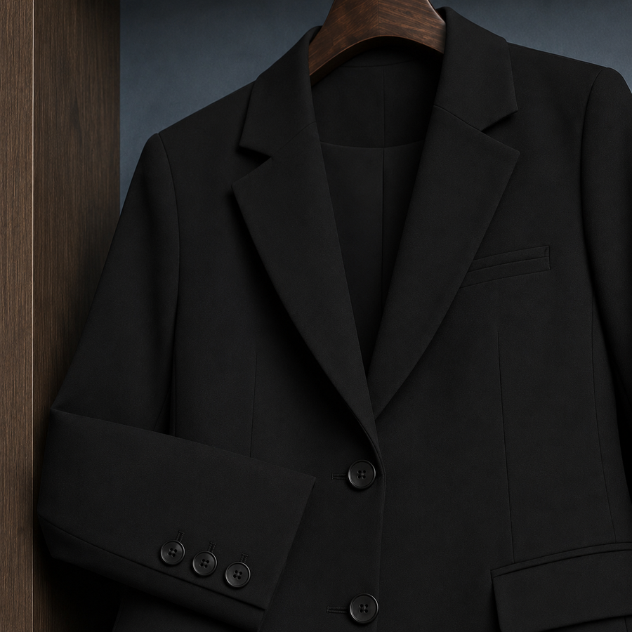Women’s Two-Button Three-Pocket Tailored Blazer