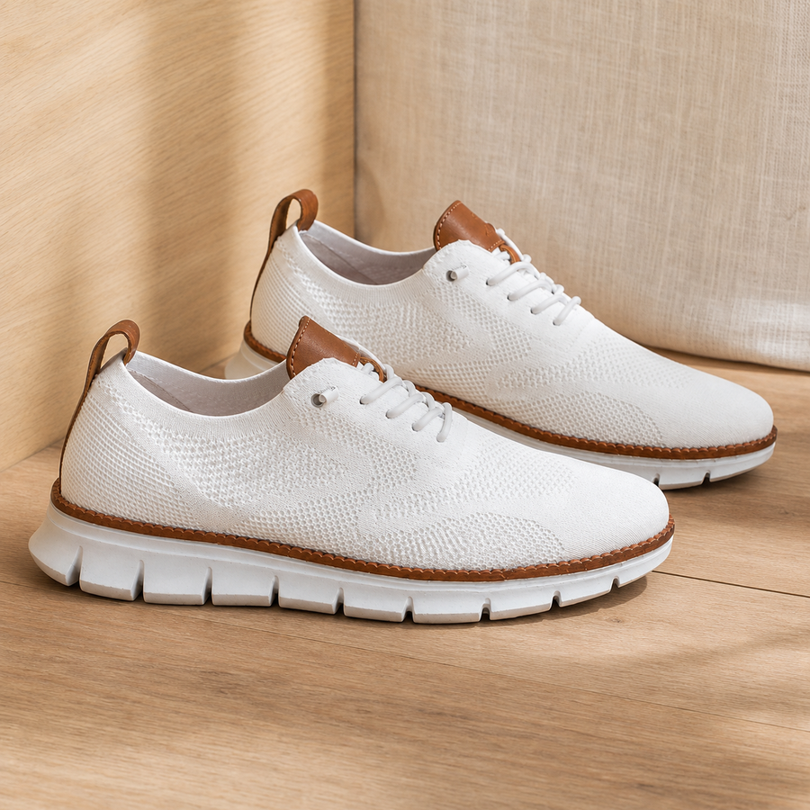 Women’s Knit Elastic-Lace Everyday Trainers