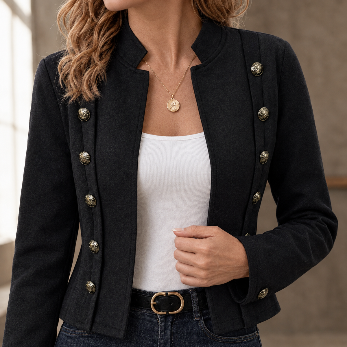 Magdalena-Elise Military Women's Jacket - detail image 7
