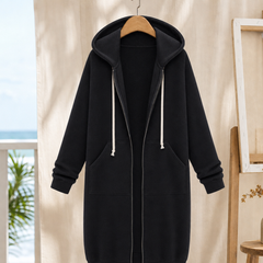 Ilaria-Jade Hooded Women's Hoodie - Black
