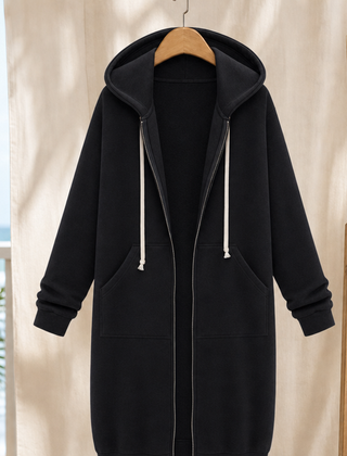 Ilaria-Jade Hooded Women's Hoodie - Black