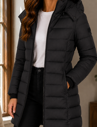 Dahlia-Claire Quilted Women's Jacket - Black