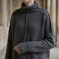Women’s Cashmere-Blend Stacked-Collar Jumper