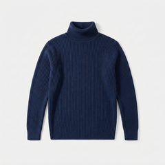 Men’s Slim-Fit Ribbed Turtleneck Sweater