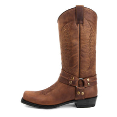 Men’s Square Toe Western Cowboy Boots