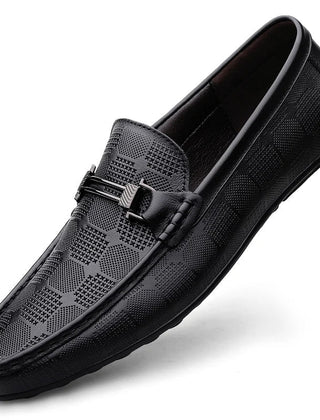 Men’s Patterned Slip-On Loafers
