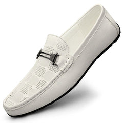 Men’s Patterned Slip-On Loafers