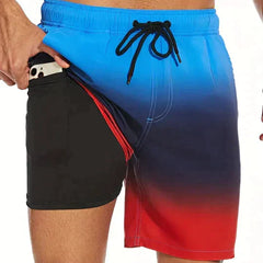 Men’s Tropical Print Swim Shorts