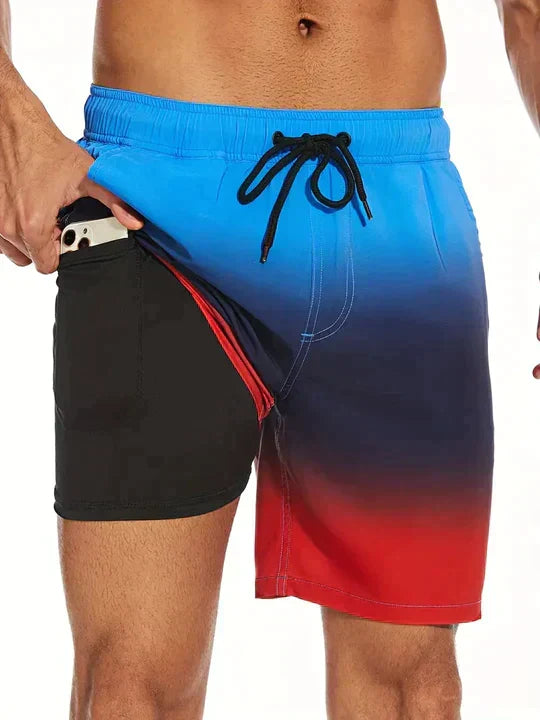 Men’s Tropical Print Swim Shorts