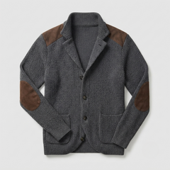 Men’s Chunky Knit Cardigan Blazer