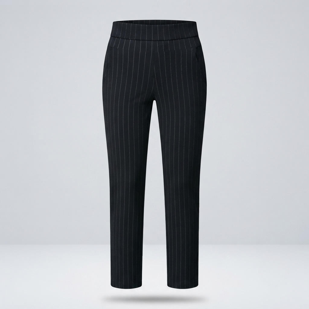 Women’s High-Waist Stretch Tapered Trousers
