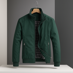 Men’s Lightly Insulated Zip-Pocket Jacket in Green
