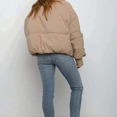 Women’s Cropped Quilted Puffer Jacket
