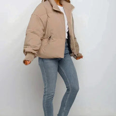 Women’s Cropped Quilted Puffer Jacket