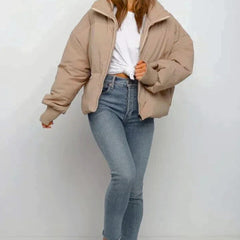 Women’s Cropped Quilted Puffer Jacket