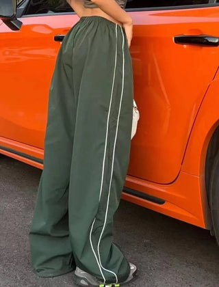 Women’s Baggy Track Trousers with Side Stripe