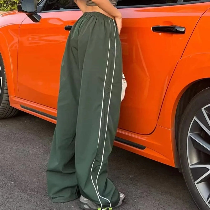 Women’s Baggy Track Trousers with Side Stripe