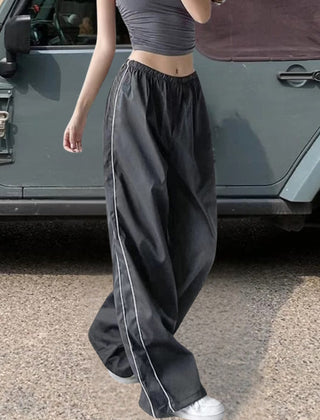 Women’s Baggy Track Trousers with Side Stripe