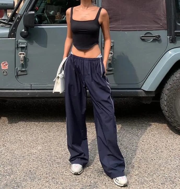 Women’s Baggy Track Trousers with Side Stripe